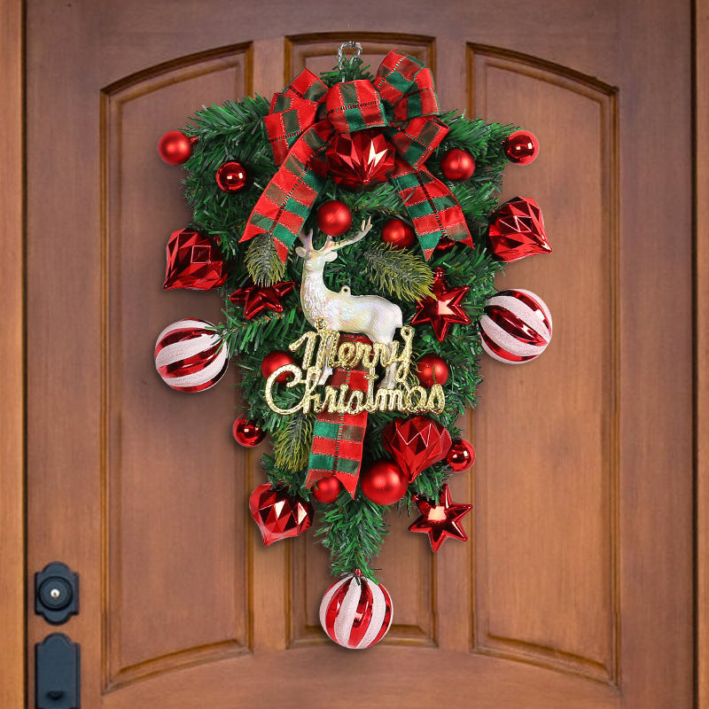 Christmas Decorations Reindeer Upside Down Tree Garland
