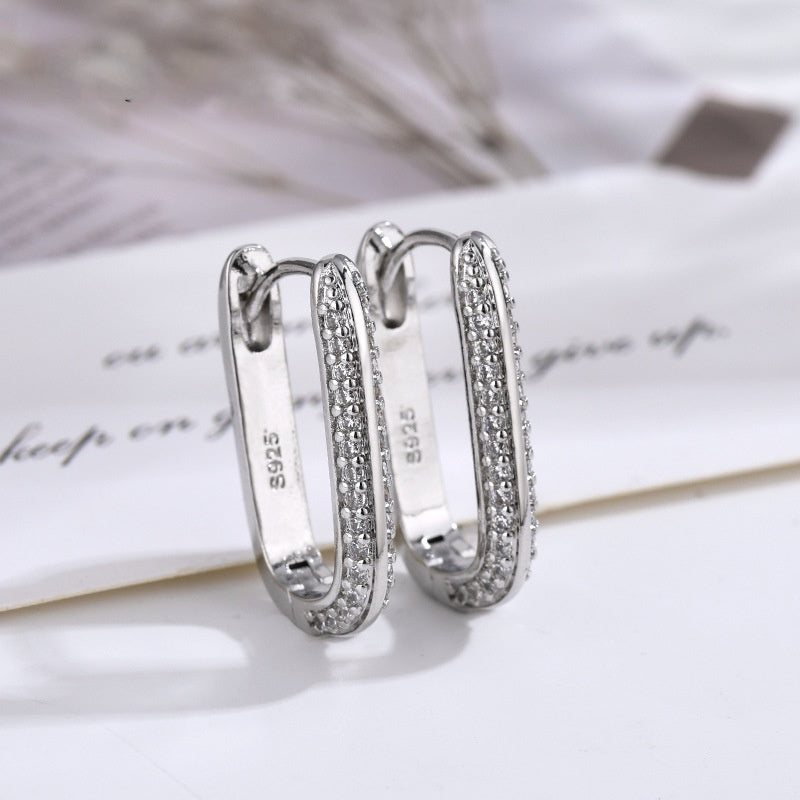 High-grade Geometric Ear Clip Exquisite Simple And Light Luxury Earrings