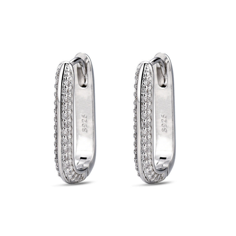 High-grade Geometric Ear Clip Exquisite Simple And Light Luxury Earrings