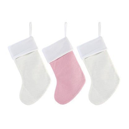 Babys First Christmas Fox Wool Gift Christmas Stockings