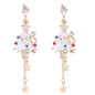 Christmas Earrings Elk Christmas Tree Studded Deer Christmas Earrings