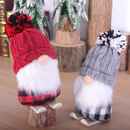 Christmas Decoration Supplies Ski Gonk Gnome Christmas Small Ornaments