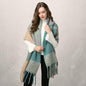 Autumn and winter scarf warm tassel ladies