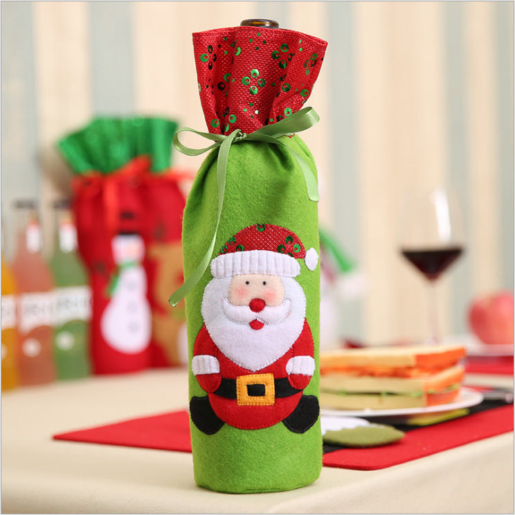 Christmas Decorations Christmas Wine Bottle Socks Gift Bags