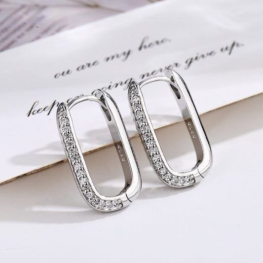 High-grade Geometric Ear Clip Exquisite Simple And Light Luxury Earrings