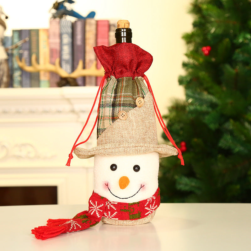 Christmas Decorations Christmas Wine Bottle Socks Gift Bags