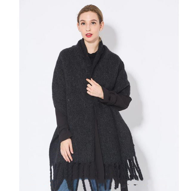 Autumn and winter scarf warm tassel ladies
