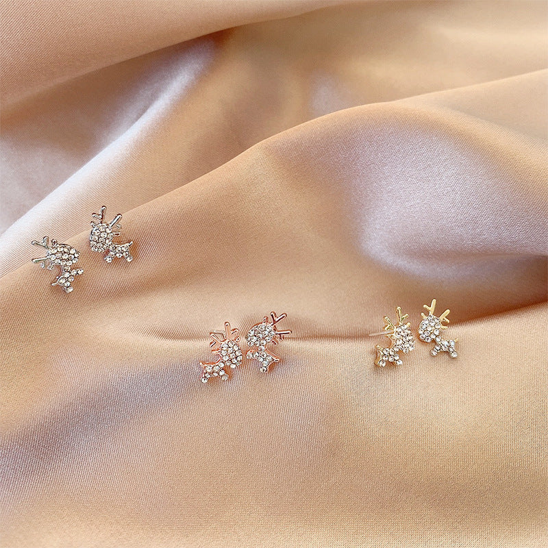 Christmas Elk Earrings