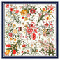 Ladies Bouquet Flower Silk Scarf Shawl