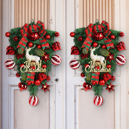Christmas Decorations Reindeer Upside Down Tree Garland