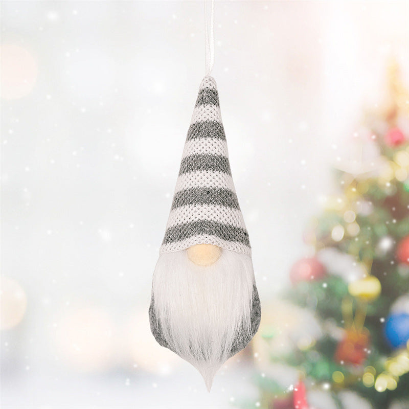 Christmas Decorations Christmas Knitted Small Gonk Gnome Hanging decoration
