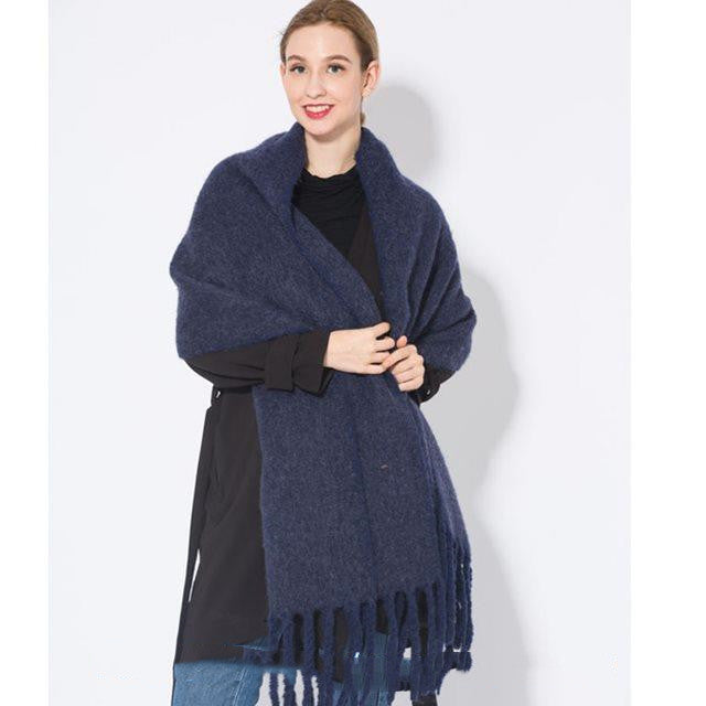 Autumn and winter scarf warm tassel ladies