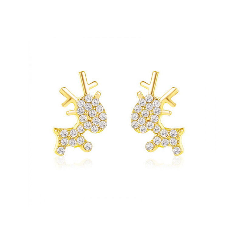 Christmas Elk Earrings