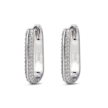 High-grade Geometric Ear Clip Exquisite Simple And Light Luxury Earrings
