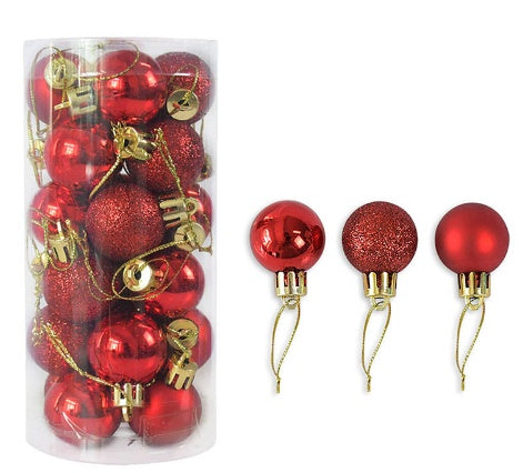 Christmas Decoration Shiny Matte Christmas Baubles