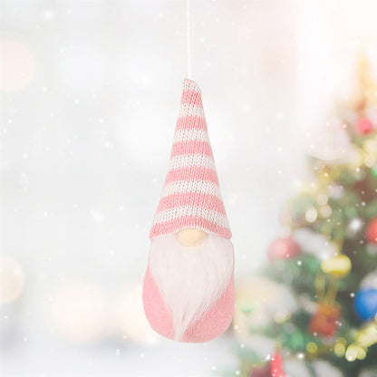 Christmas Decorations Christmas Knitted Small Gonk Gnome Hanging decoration