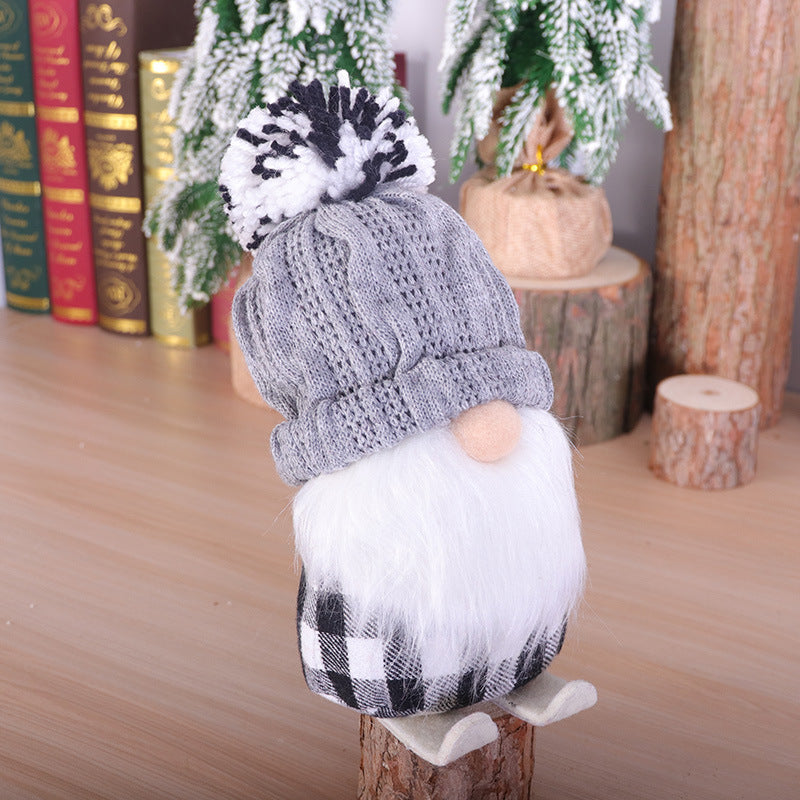 Christmas Decoration Supplies Ski Gonk Gnome Christmas Small Ornaments
