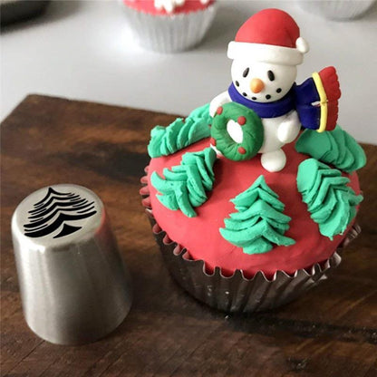 Christmas Icing Nozzles with snowflakes