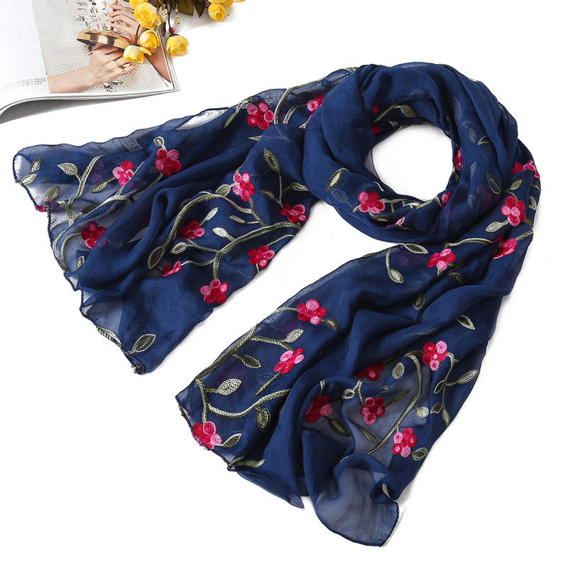 Ladies Silk Scarf Shawl