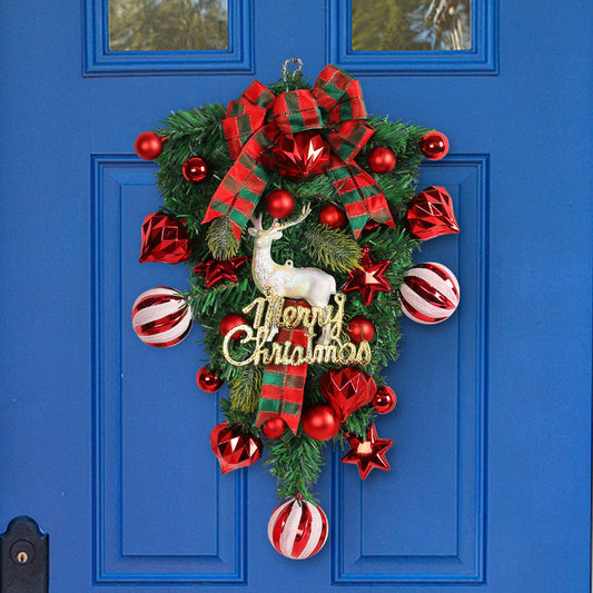 Christmas Decorations Reindeer Upside Down Tree Garland